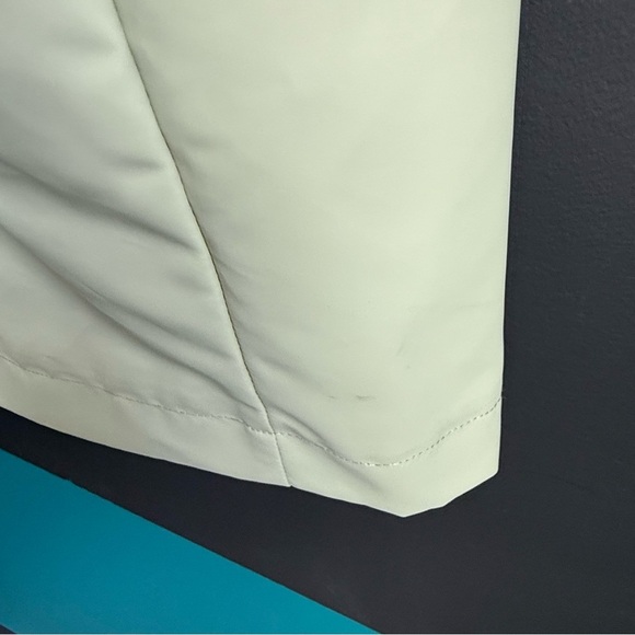 J Crew Green Double-breasted raincoat size MP - Picture 9 of 16